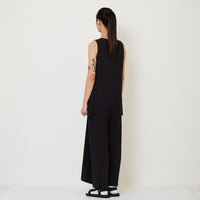 Women Cargo Jumpsuit - Navy - SW2412244B