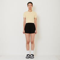 Women Short Pants - Black - SW2501016D