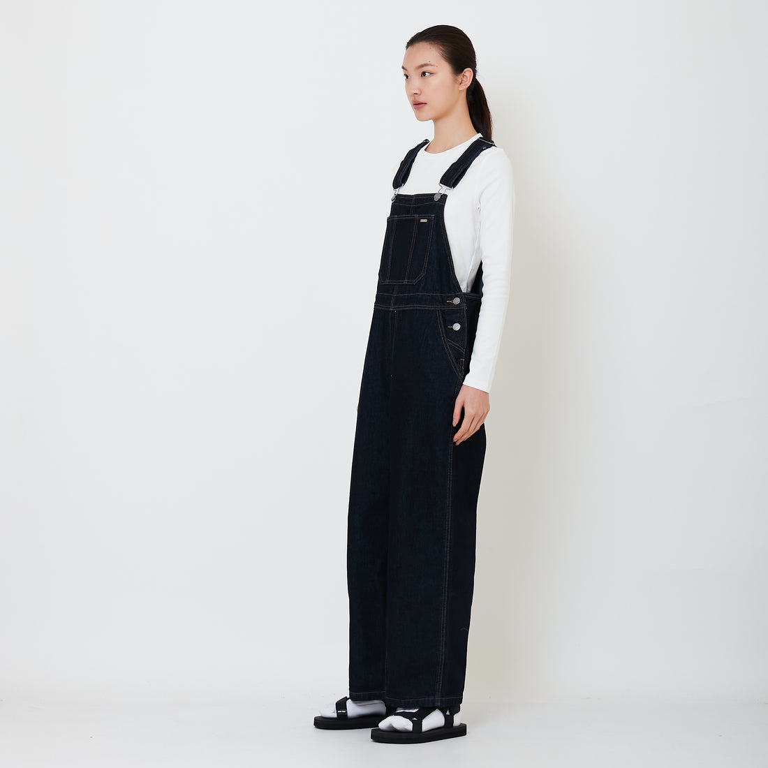 Women Denim Dungaree - Navy - SW2501030A