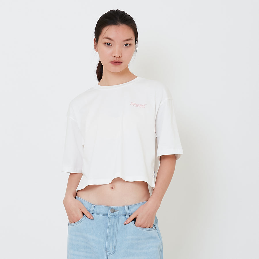 Women Embroidey Boxy Top - SW2503056