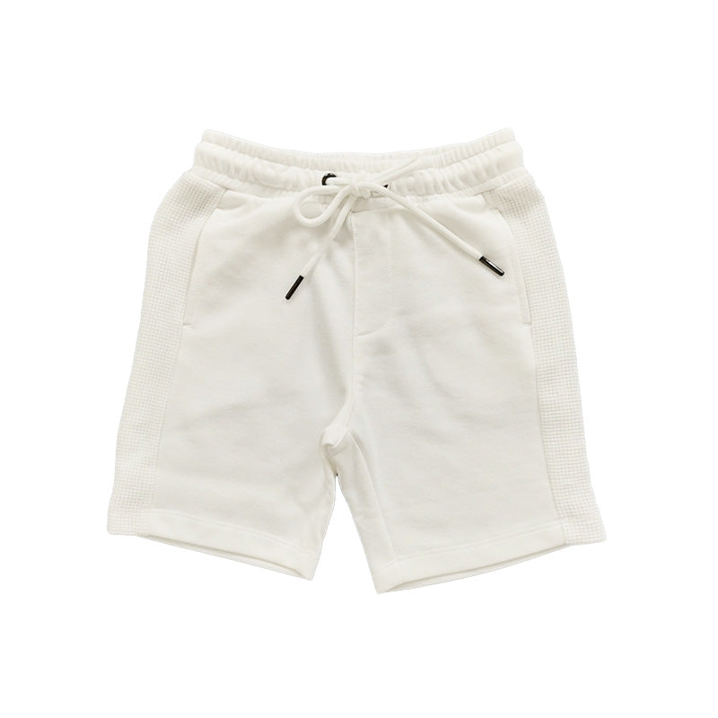 Boy Waffle Knit Shorts - Off White - SB2301152A