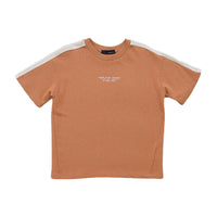 Boy Printed Oversized Sweatshirt - Camel - SB2302162C