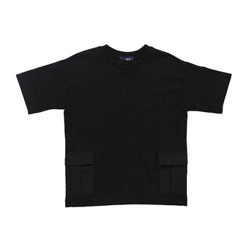 Boy Oversized Combined Top - Black - SB2302182D