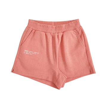 Girl Essential Elastic Waist Shorts - Dark Pink - SG2301011A