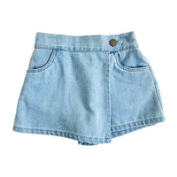 Girl Denim Skort - Light Blue - SG2301015Z