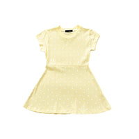 Girl Printed Dress - Light Yellow - SG2302021A