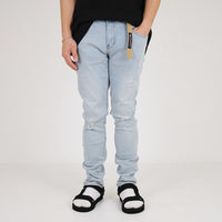 Men Skinny Long Jeans With Belt

 - Light Blue - SM2304044B