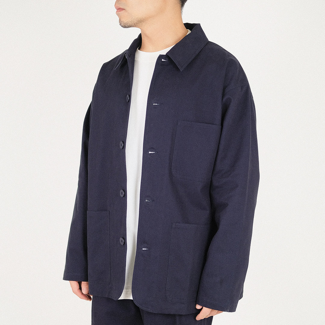 Men Patch Pocket Jacket - Navy - SM2305061A