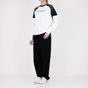 Women Contrast Panelled Sweatshirt - Off White - SW2202428Z