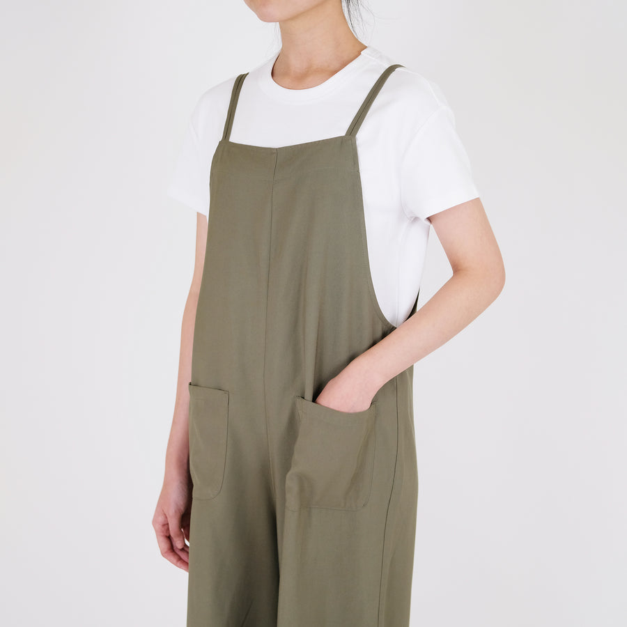 Women Jumpsuit - Army Green - SW2206492A