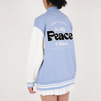 Women Varsity Jacket - Blue - SW2209529Z