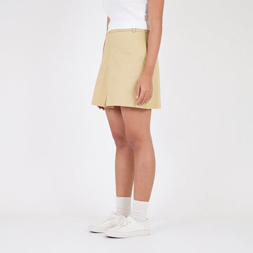 Women Pleated Skirt - Khaki - SW2301010A