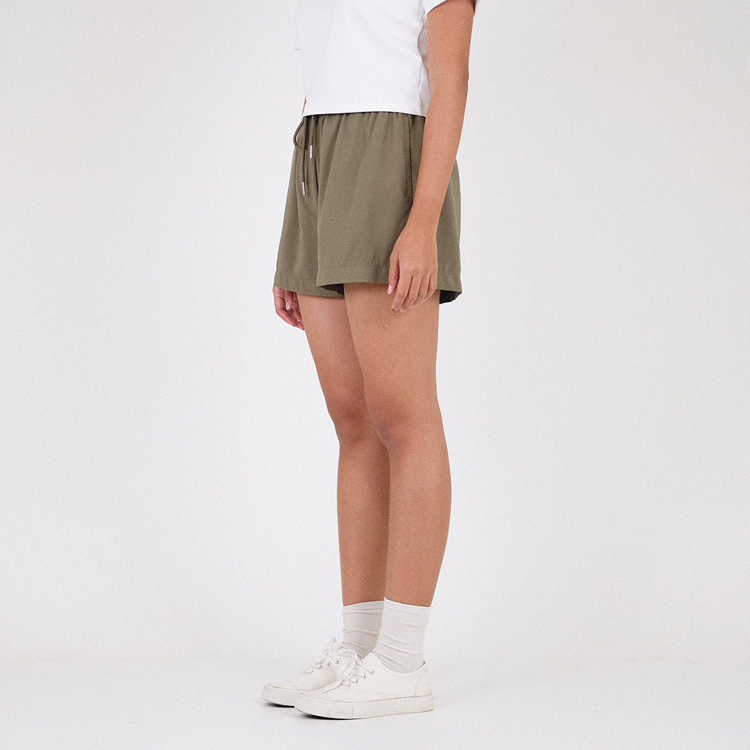 Women Elastic Waist Shorts - SW2301016