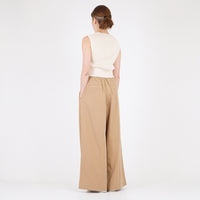 Women Wide Leg Pants - Khaki - SW2301018A